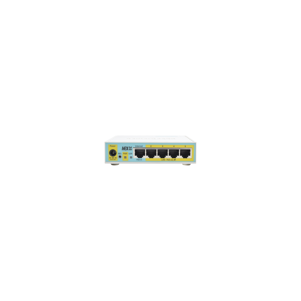 RB750UPr2, RB 5 Eth 64MB RAM 400Mhz CPU PoE 2-5 Eth USB