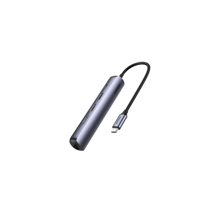 HUB USB-C (Docking Station) 5 en 1 | Ultra Delgado | 2 USB-A 3.1 a (5