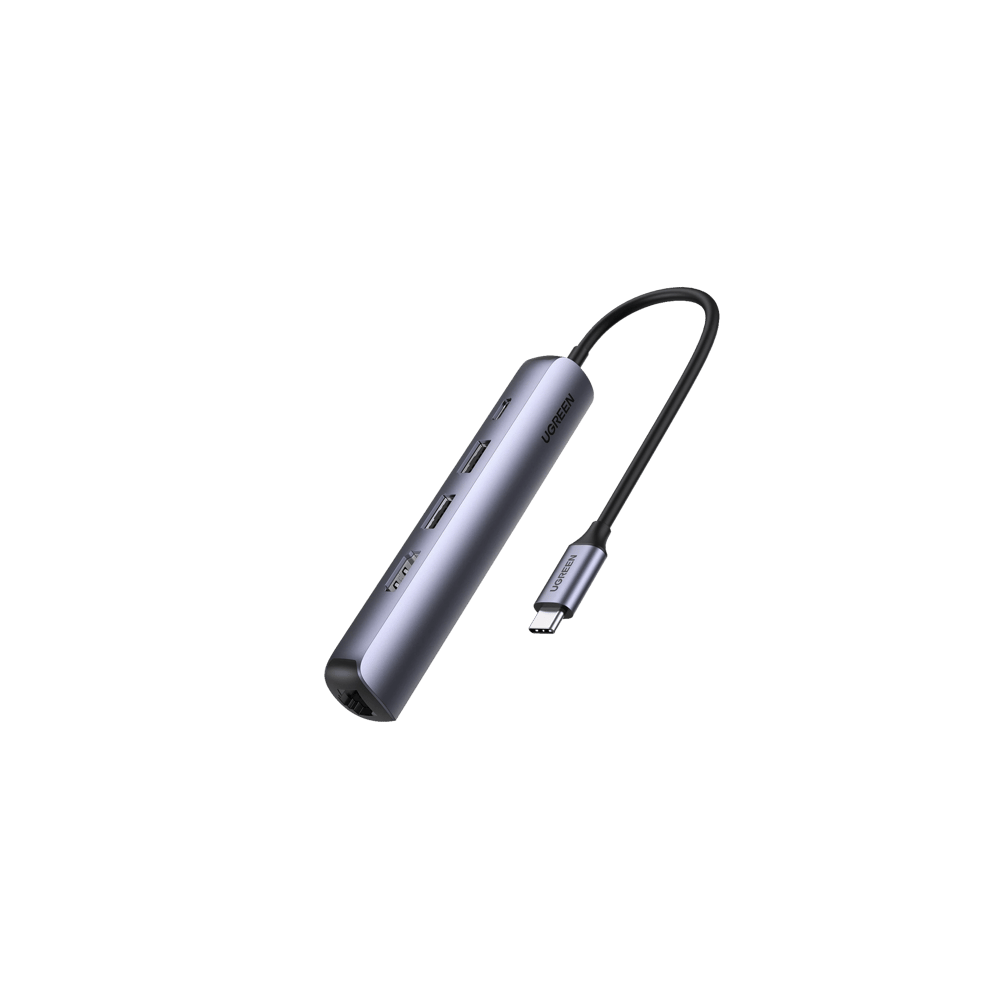 HUB USB-C (Docking Station) 5 en 1 | Ultra Delgado | 2 USB-A 3.1 a (5
