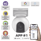Camara de Batería Recargable / 4G Multicarrier / 3 Megapixel / Compati