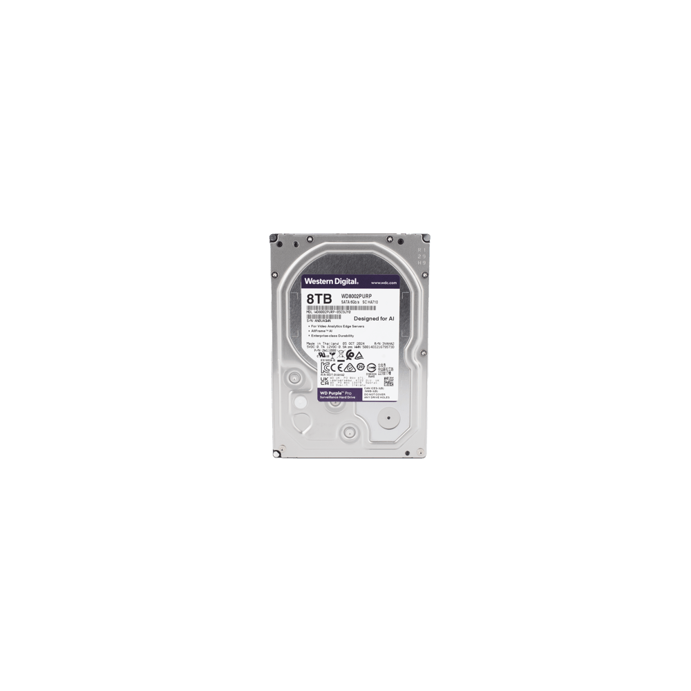 Disco duro WD de 8TB / 7200RPM / Optimizado para soluciones de video i
