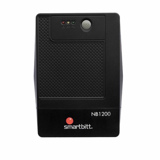 NO-BREAK INTERACTIVO SMARTBITT SBNB1200 1200VA/600W, CLAVIJA NEMA 5-15