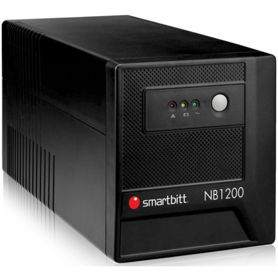 NO-BREAK INTERACTIVO SMARTBITT SBNB1200 1200VA/600W, CLAVIJA NEMA 5-15