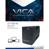 NO BREAK UPS VICA OPTIMA K 1000VA/500W 6 TOMAS NEMA 5-15R (4/2) /RJ11/
