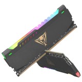 MEM DDR4 PATRIOT VIPER STEEL RGB 16GB(2X8GB)3600MHzCL20 PVSR416G360C0K